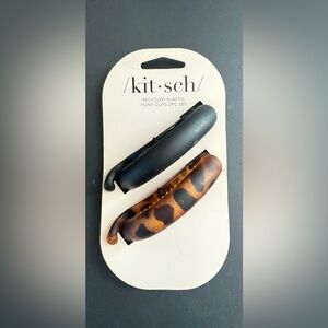 Kitsch Pony Clips - Black & Tort